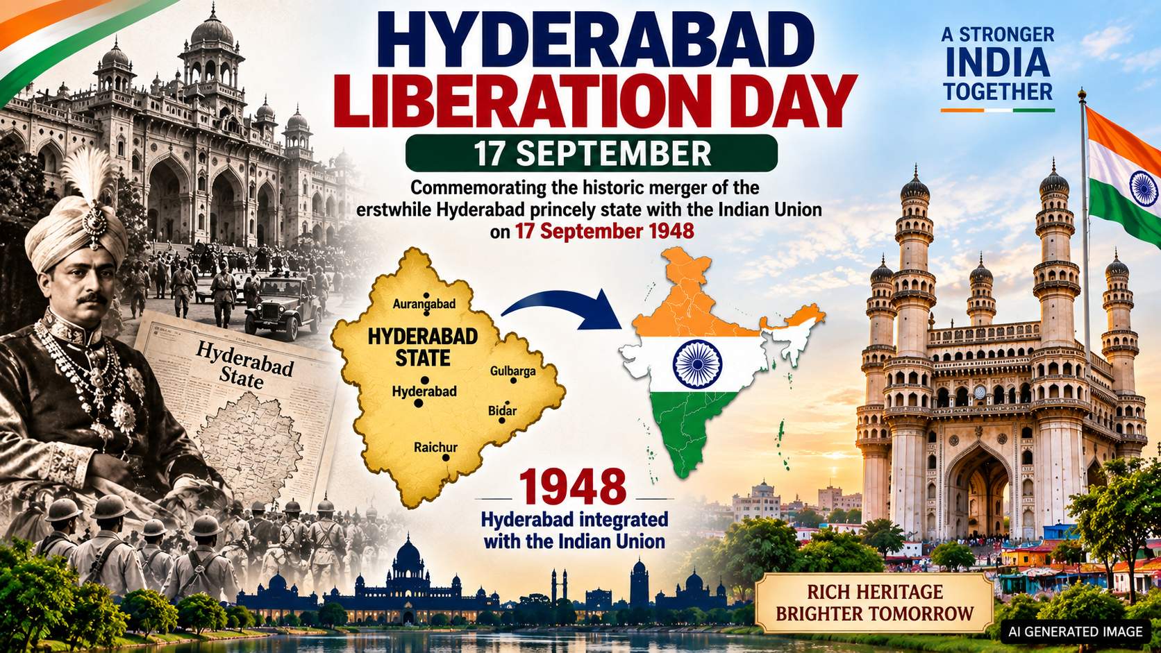 Hyderabad Liberation Day 2026: Marking Merger of Princely State on September 17