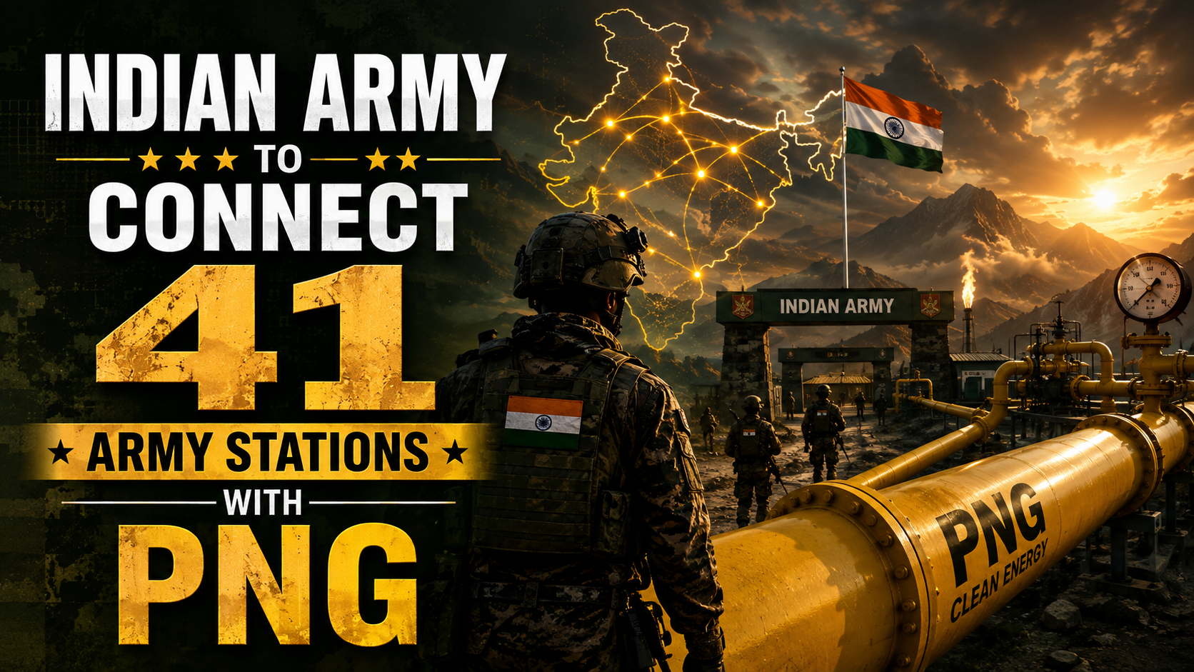 Indian Army to Connect 41 Army Stations with PNG
