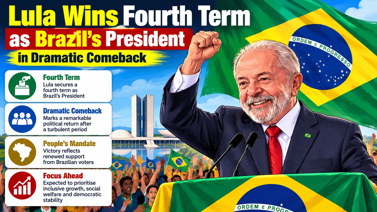 Lula Wins Fourth Term as Brazil's President in Dramatic Comeback