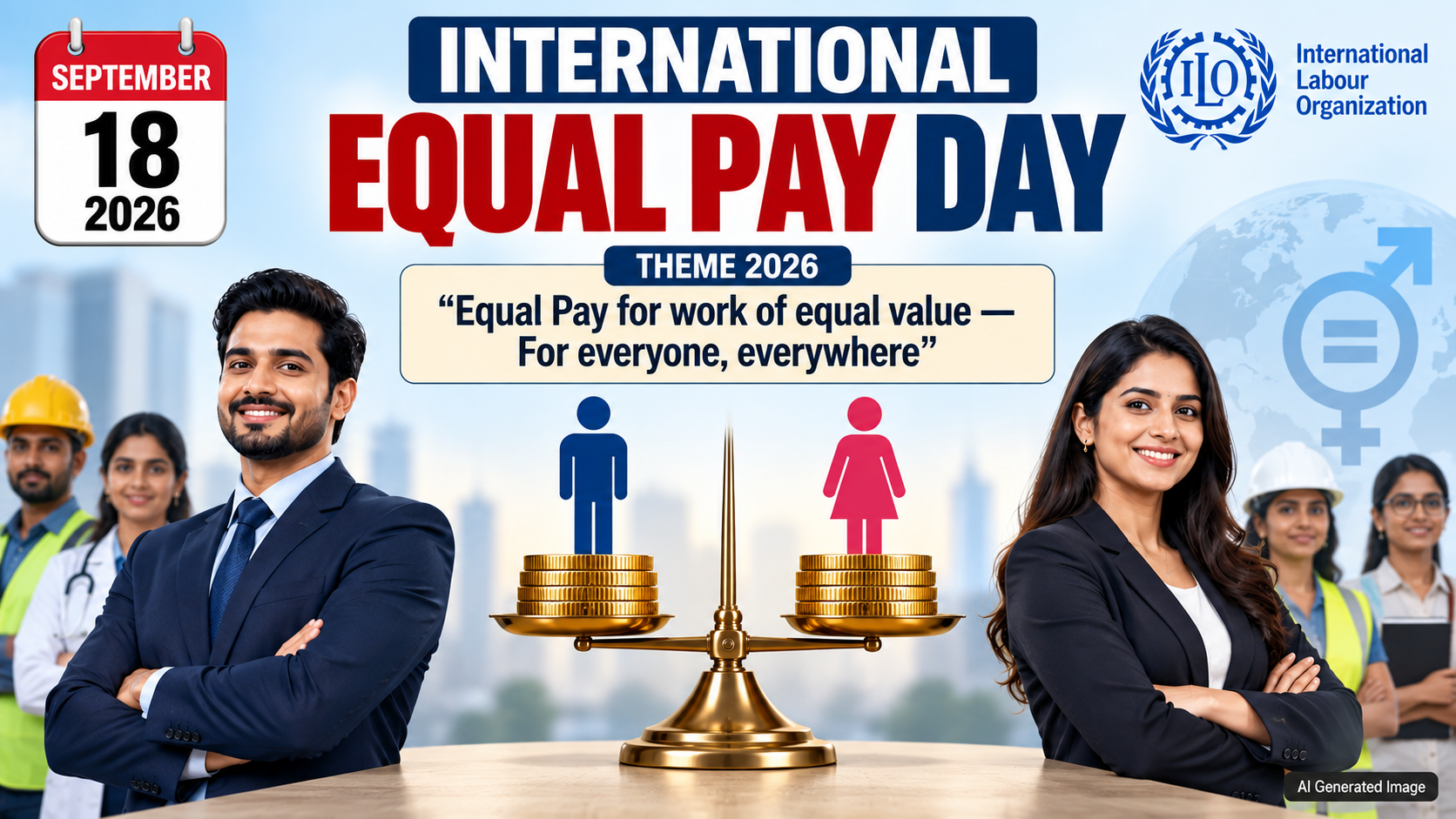 International Equal Pay Day : September 18