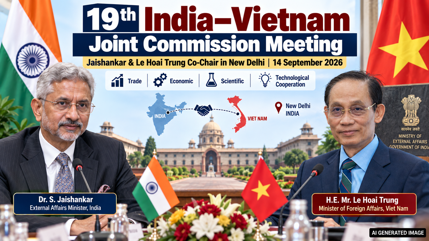 19th India-Vietnam Joint Commission Meeting Held in New Delhi