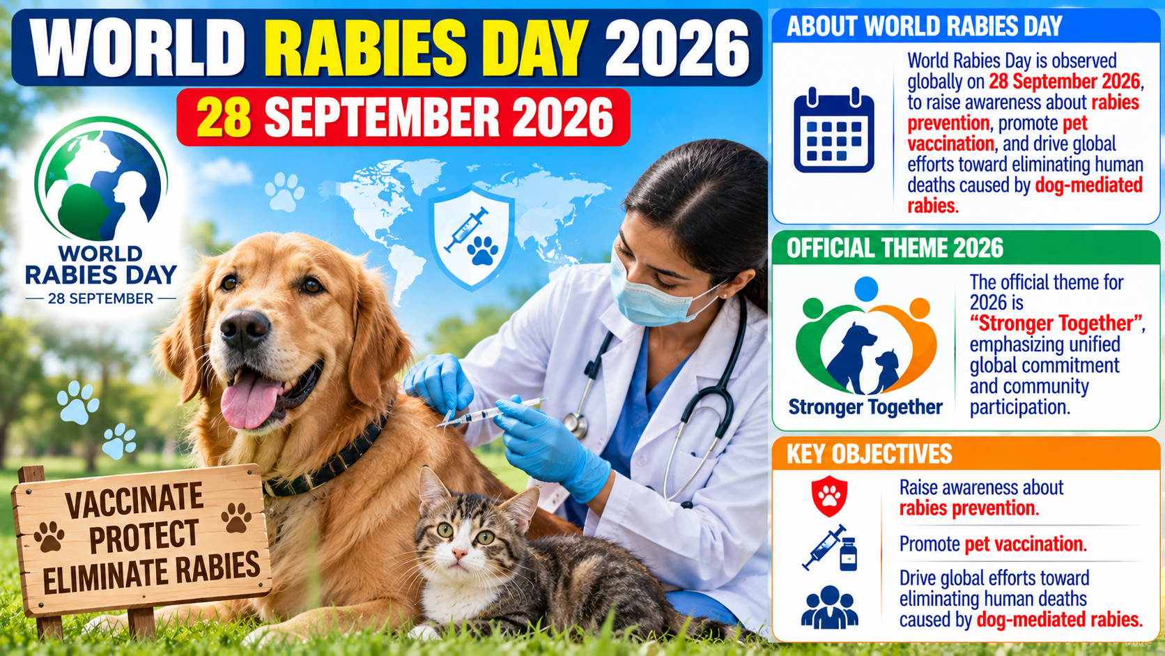 World Rabies Day 2026: Theme, Symptoms, and Prevention Guidelines