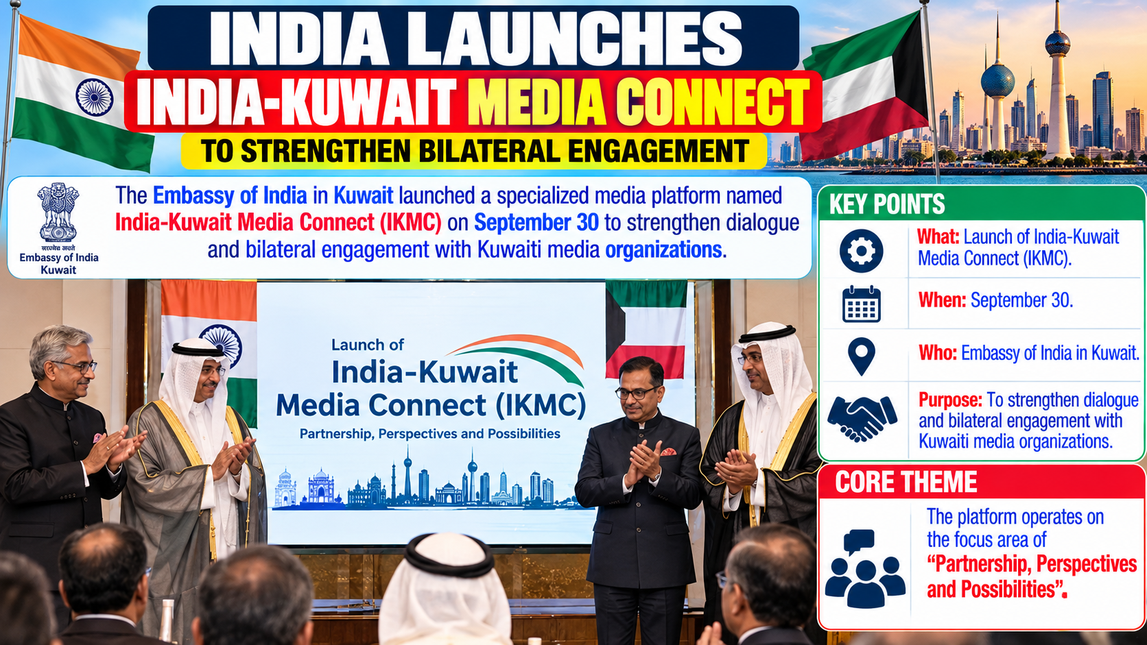 Indian Embassy in Kuwait Launches Media Connect Platform