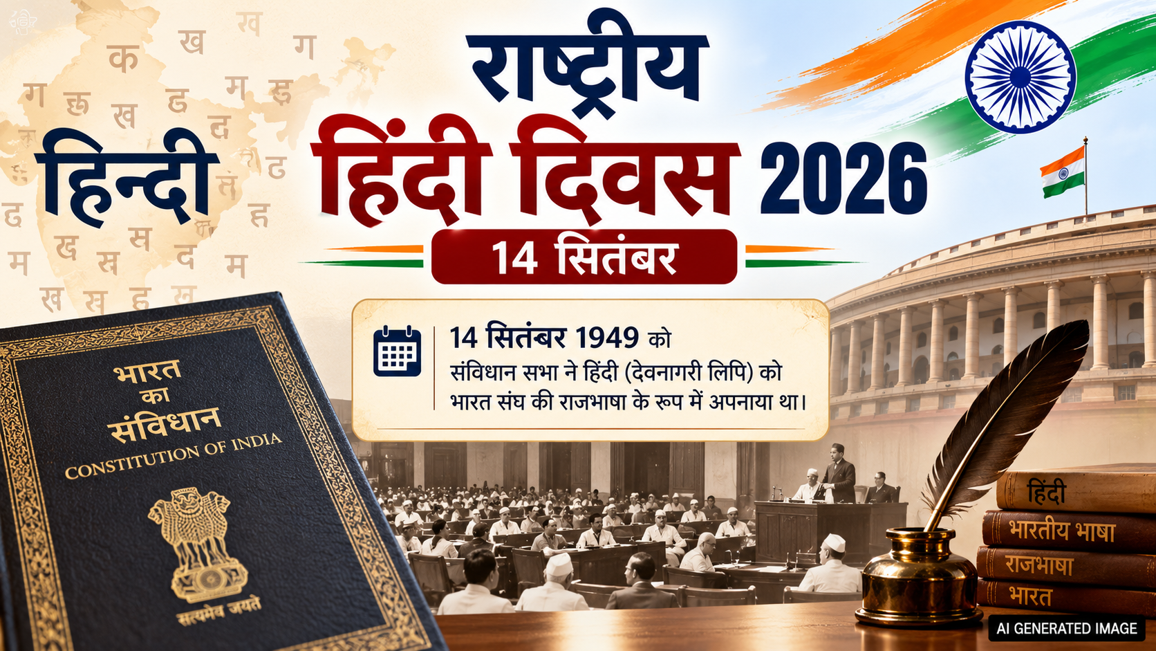 National Hindi Diwas 2026: History, Significance and Celebration