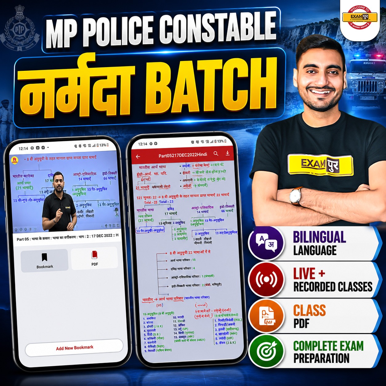 MP POLICE CONSTABLE NARMADA BATCH 2026
