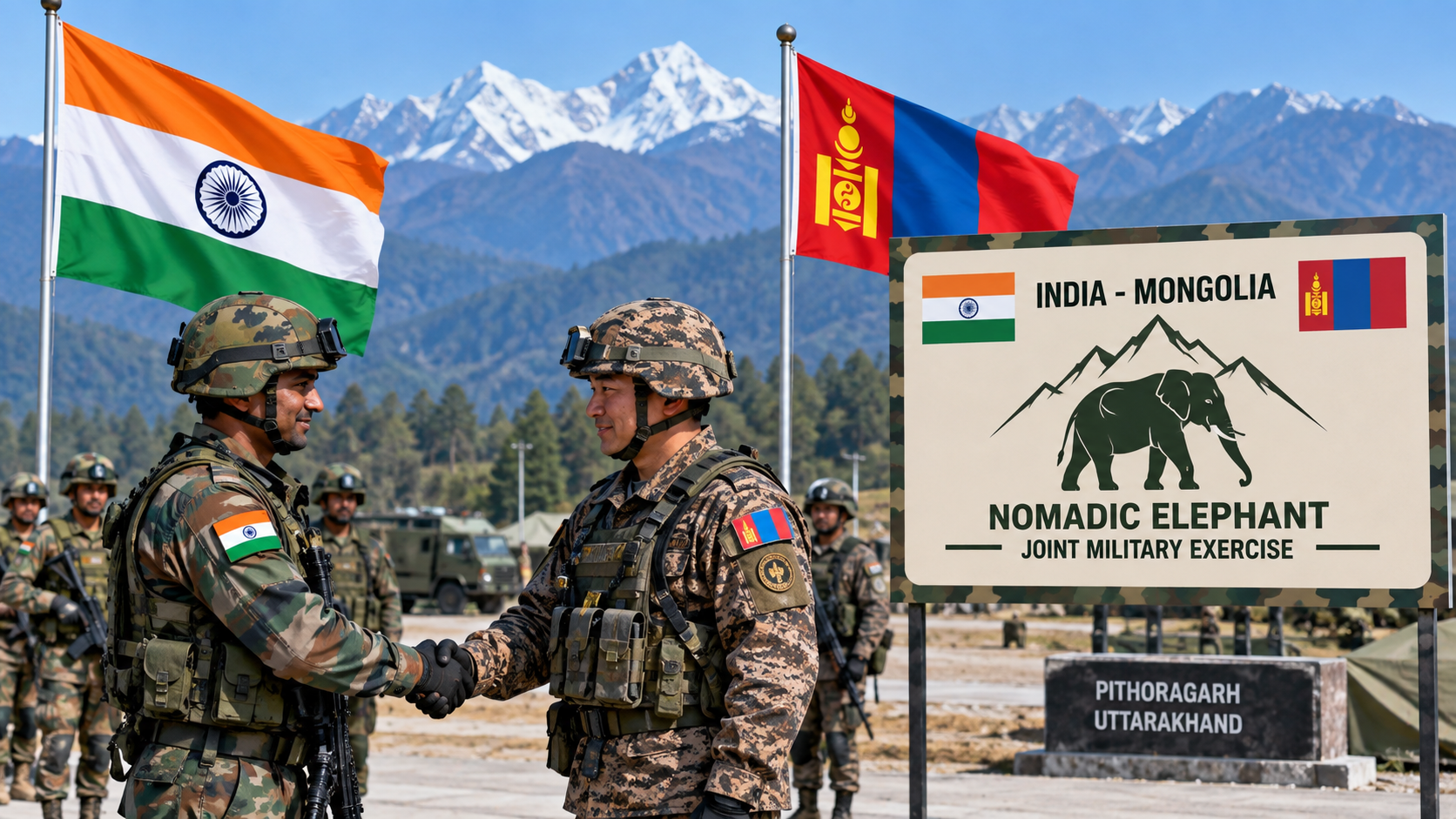 India-Mongolia Joint Military Exercise 'Nomadic Elephant'