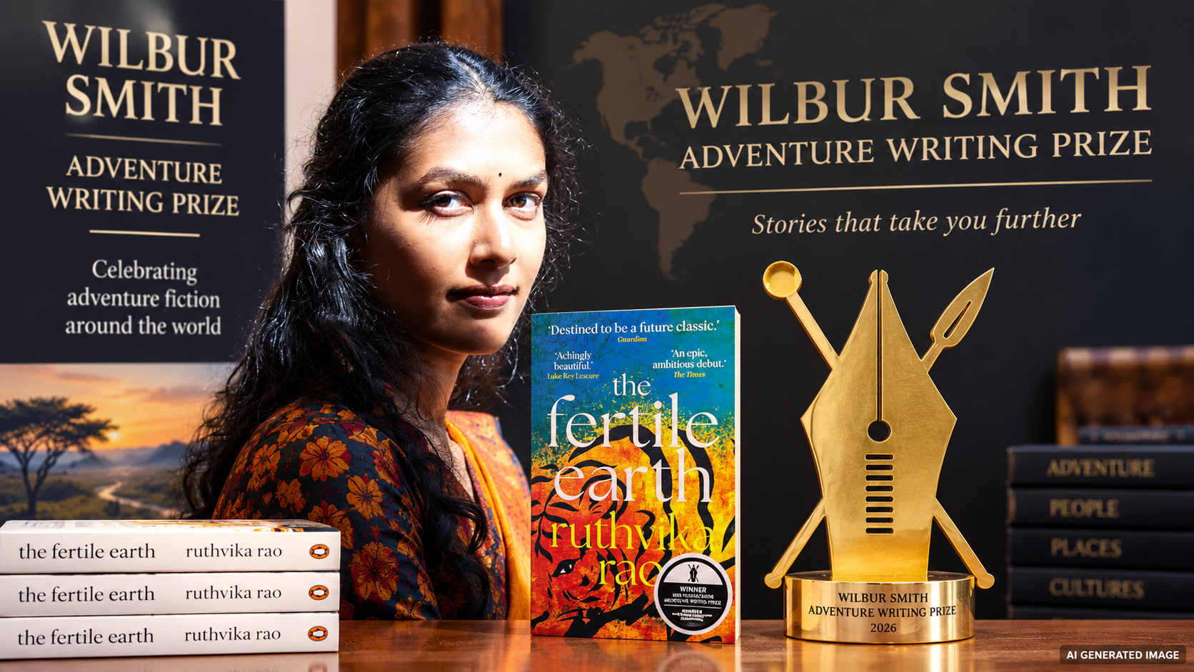Indian Writer Ruthvika Rao Wins £10,000 Wilbur Smith Adventure Writing Prize for ‘The Fertile Earth’