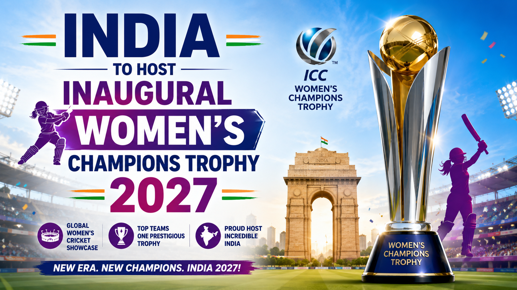 India to Host Inaugural Women's Champions Trophy 2027