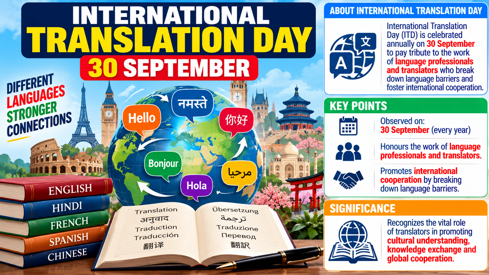 International Translation Day Observed on Sept 30
